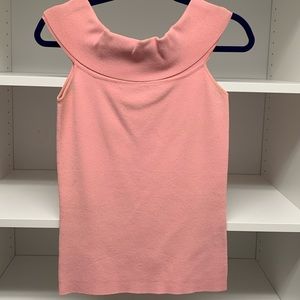 Pink Dana Buchman Scoop Neck Top